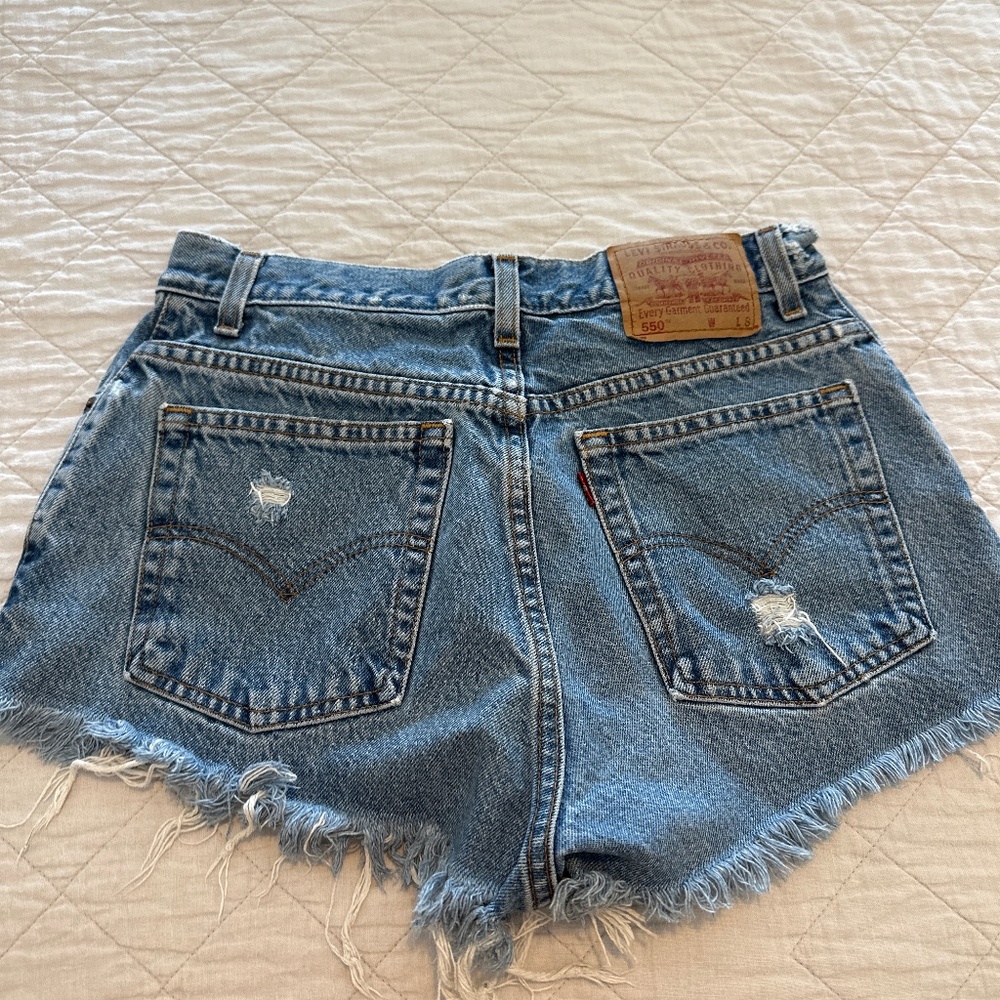 Vintage Levi’s jean shorts